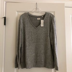 PacSun Grey V-Neck Sweater, NWT